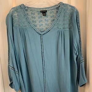 Beautiful blue blouses.